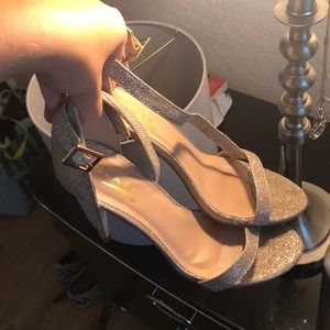 Champagne gold heels